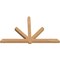 Ekena Millwork Kennewick Timber Gable Bracket, Western Red Cedar, 108"W x 68"H x 5 1/2"D x 5 1/2"F, 15/12 Pitch GBW108X68X0606KEN00SWR - alternate 5